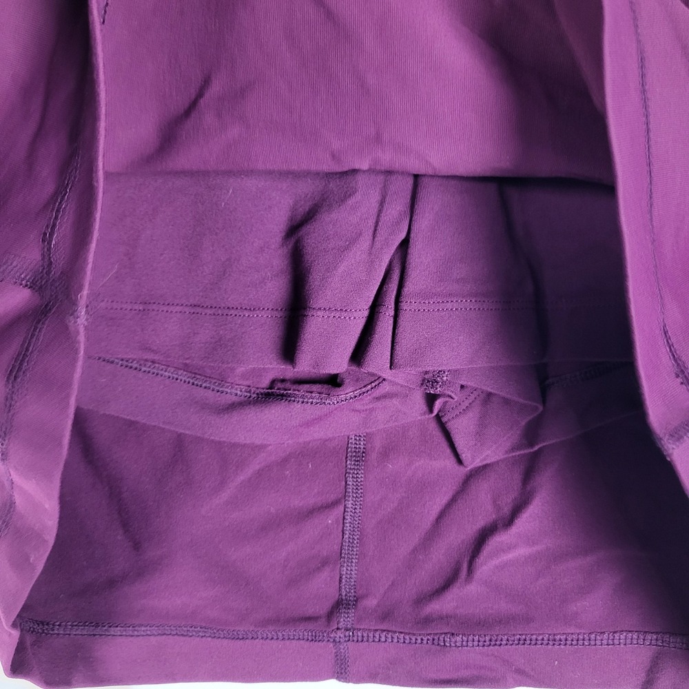 Duluth Trading Co Skort Women's Medium Purple Stretch Zipper Pockets Outdoor - Picture 4 of 7